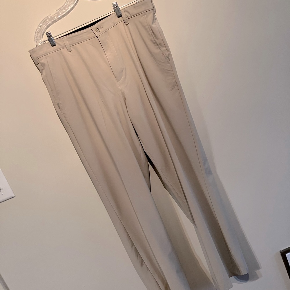 Mens Izod Golf Pants 36 X 34 Lightweight Flat Front